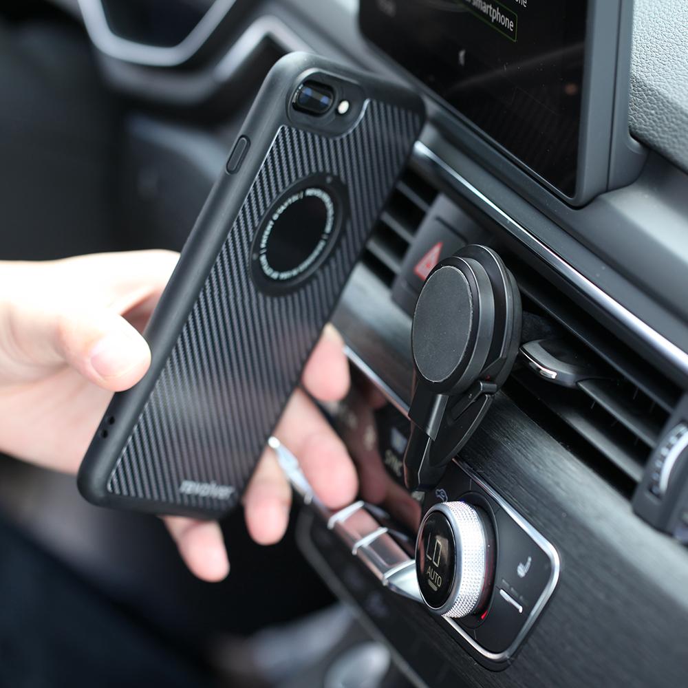 Stinger Car Vent Mount Magnetic Phone Holder Emergency Tool (White)