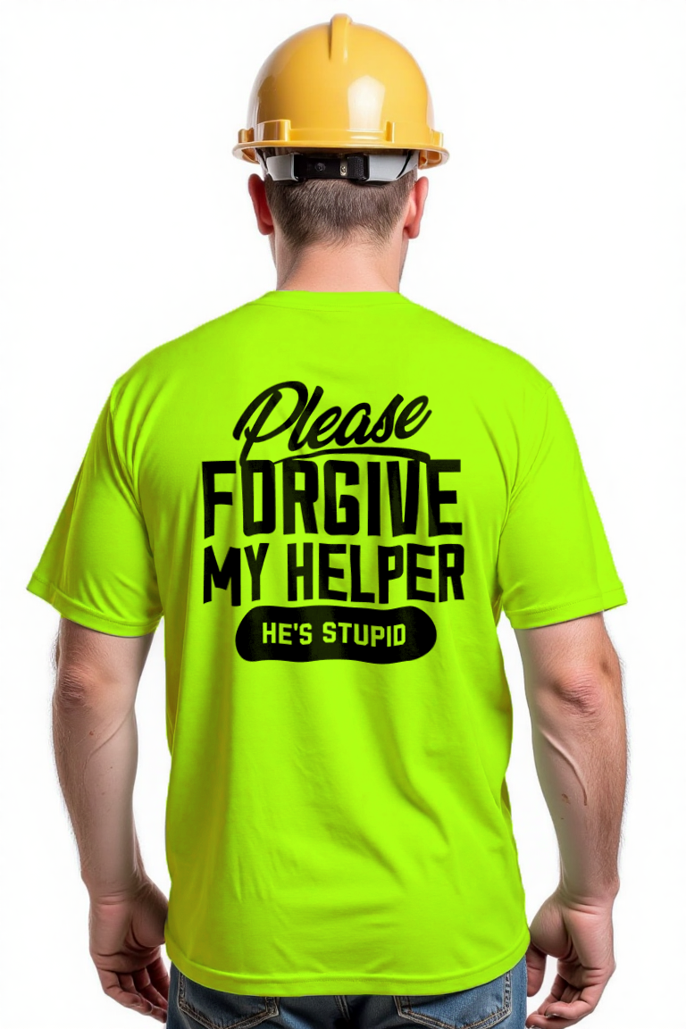 My Helper - Safety Yellow T-Shirt