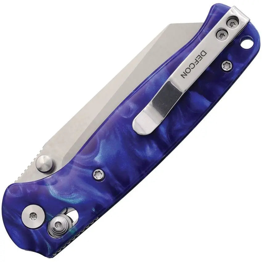 Defcon Artifact Blue Resin Axis Lock Folding Knife
