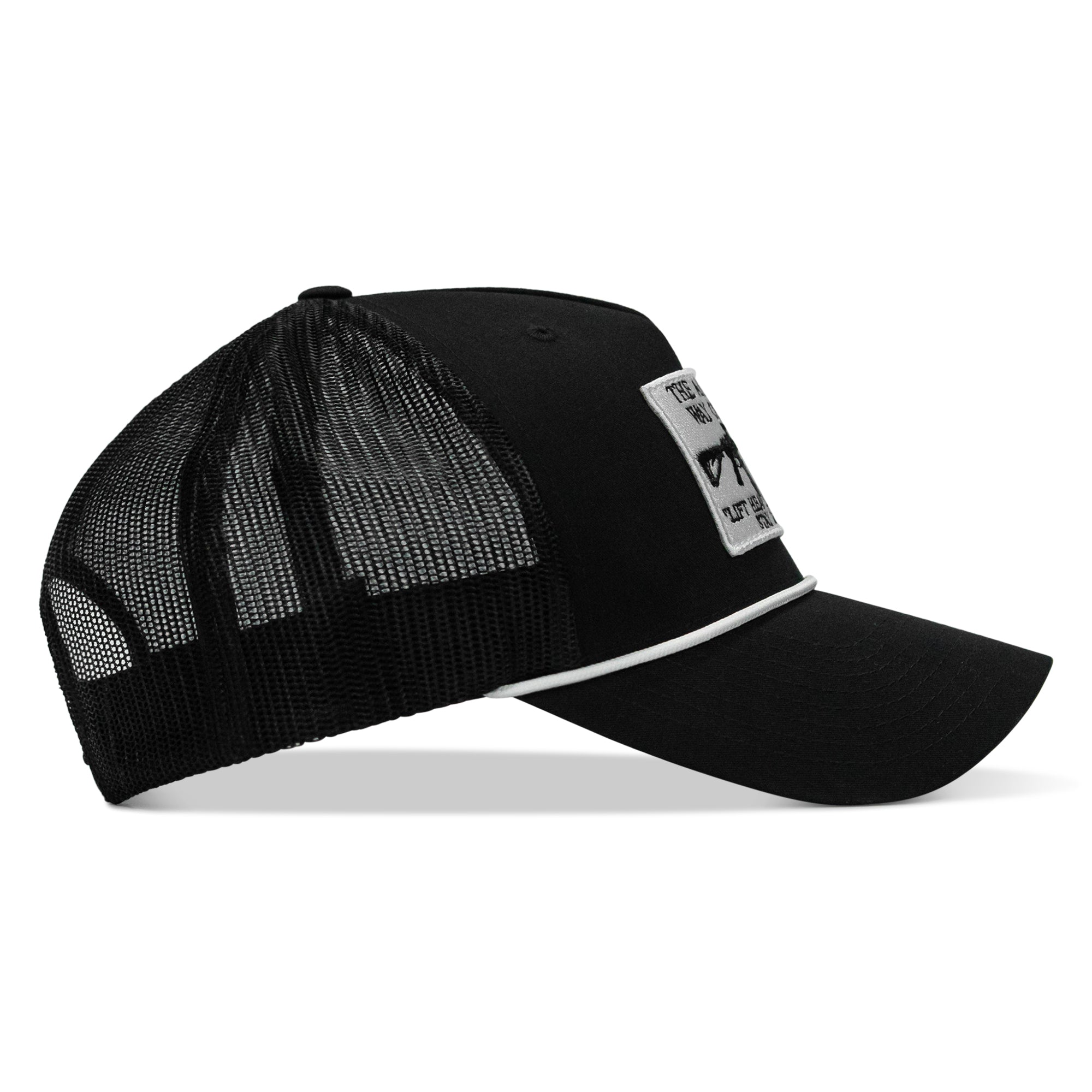 American Way Of Life White Patch Rope Snapback