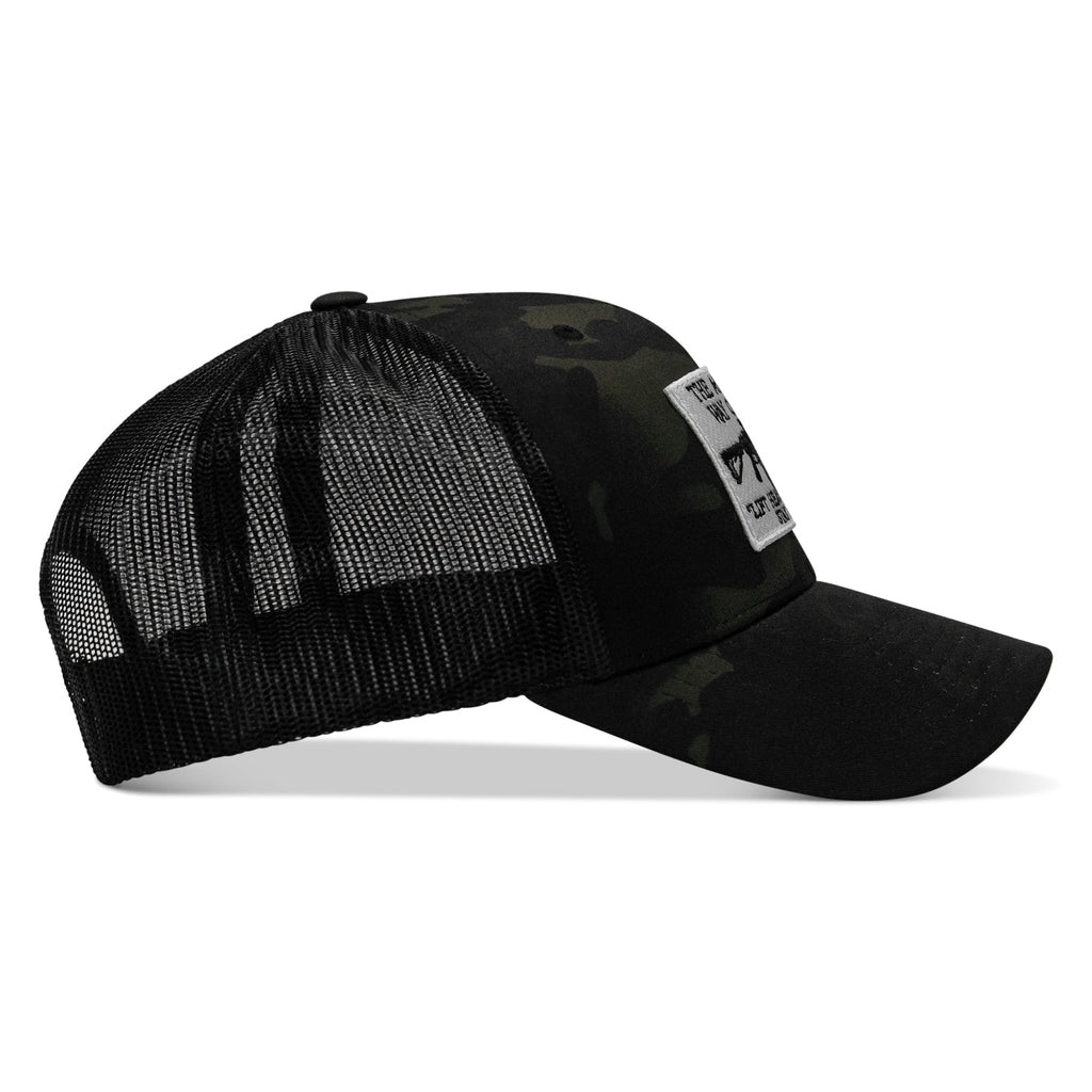 American Way Of Life White Patch Snapback Hat
