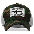 American Way Of Life White Patch Snapback Hat