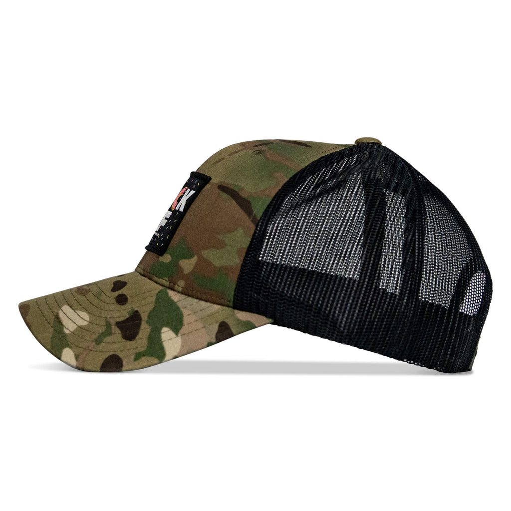 THICK AF DONUT EDITION PATCH MID-PROFILE MESH SNAPBACK Hat