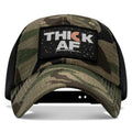 THICK AF Donut Edition Patch. Tactical Ripstop Mesh Snapback Hat