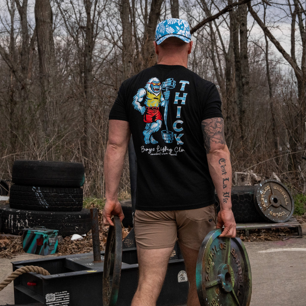 Thick Boys Lifting Club Yeti Men's T-Shirt