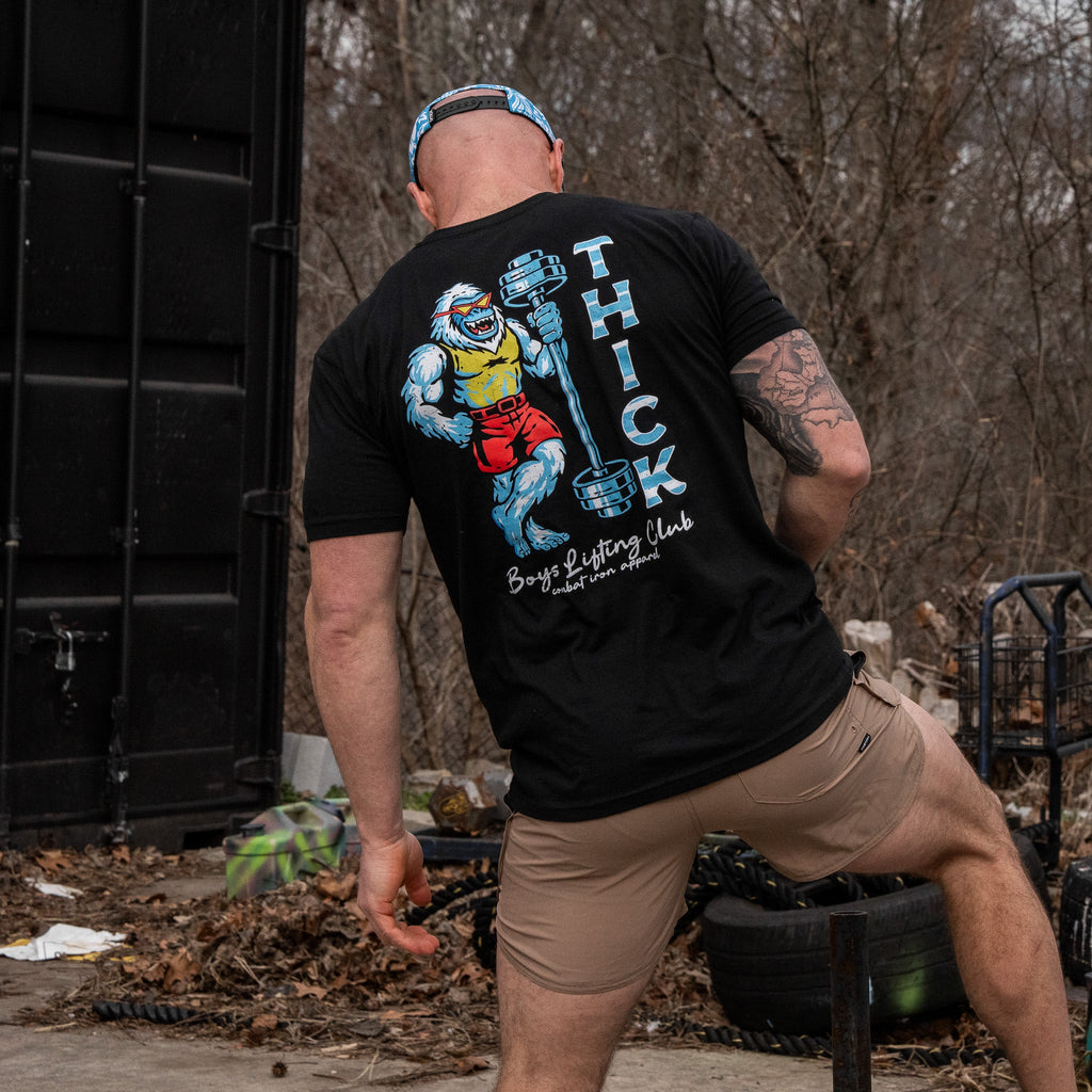Thick Boys Lifting Club Yeti Men's T-Shirt