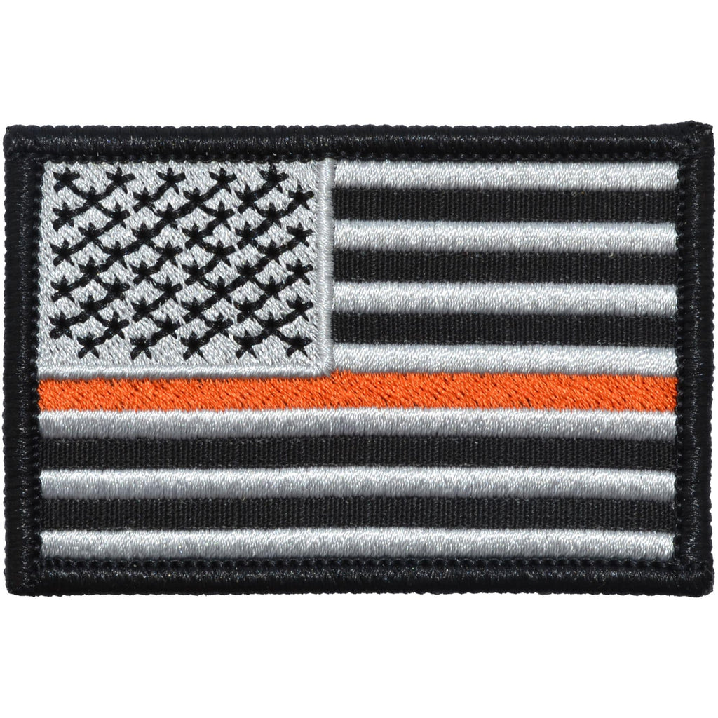 Thin Orange Line Search & Rescue USA Flag - 2x3 Patch
