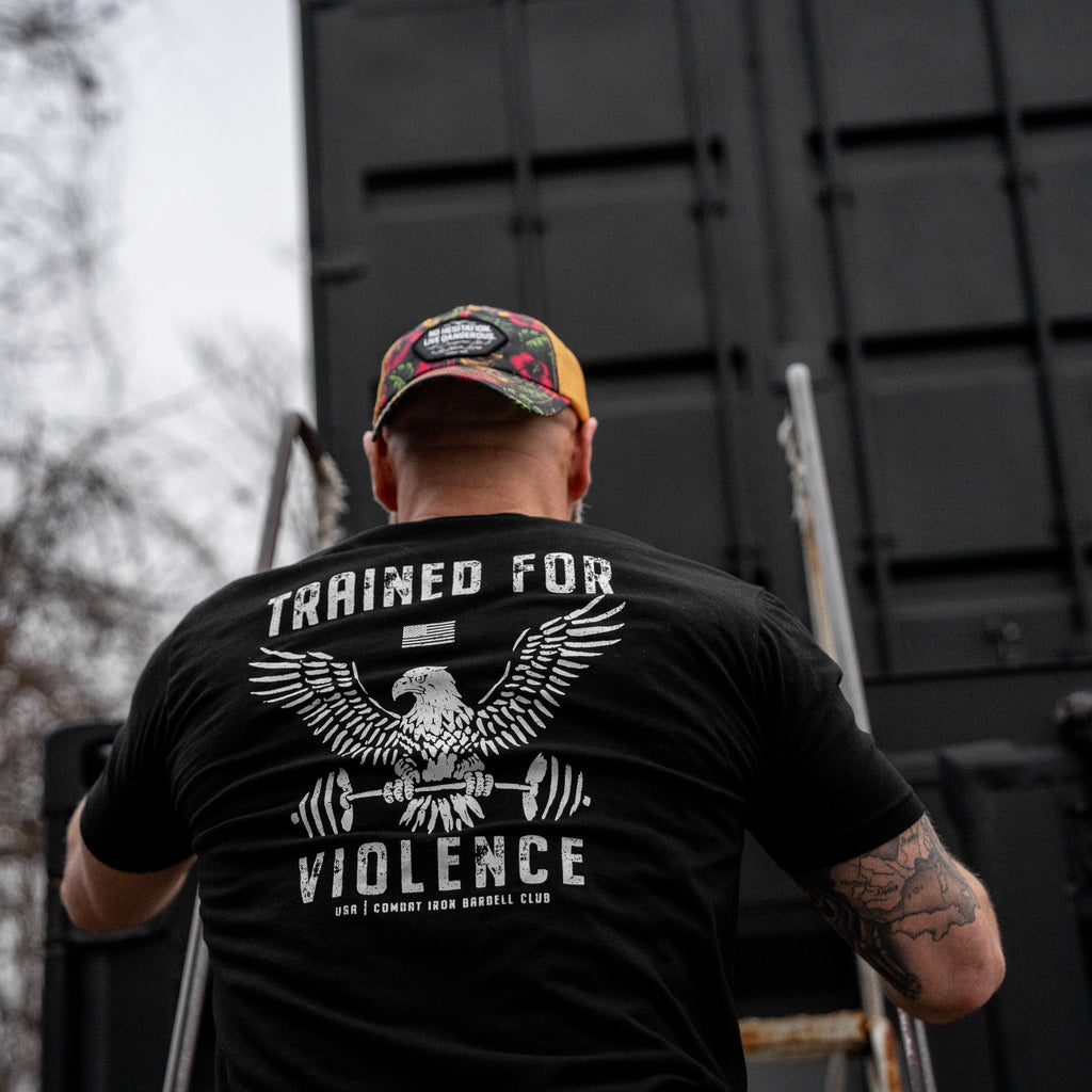 Trained for Violence  Men's T-Shirt