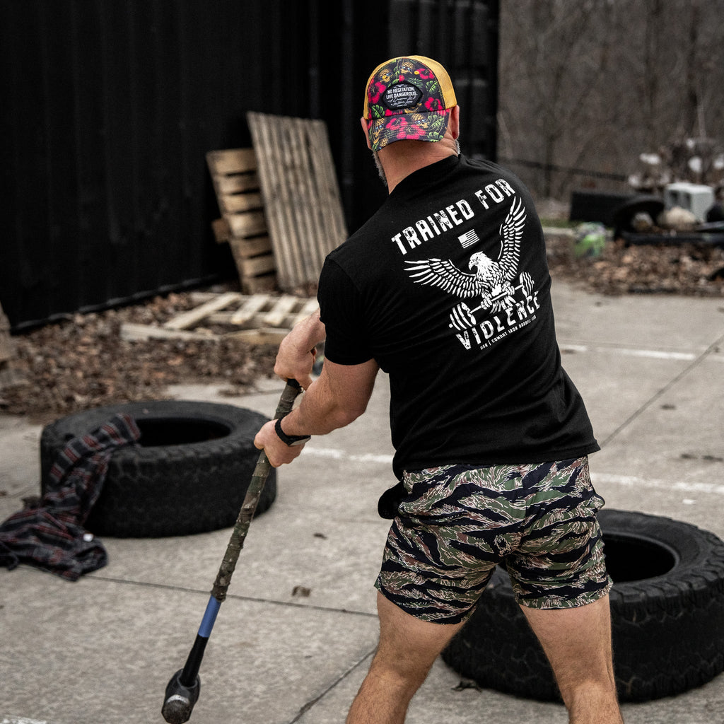 Trained for Violence  Men's T-Shirt