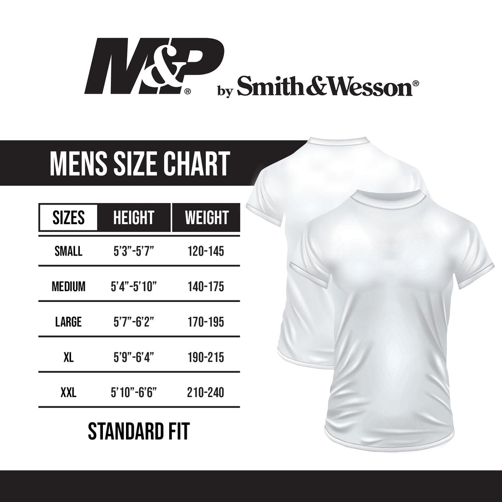 M&P by Smith & Wesson® Men's Authentic Logo Short Sleeve Tee in Navy