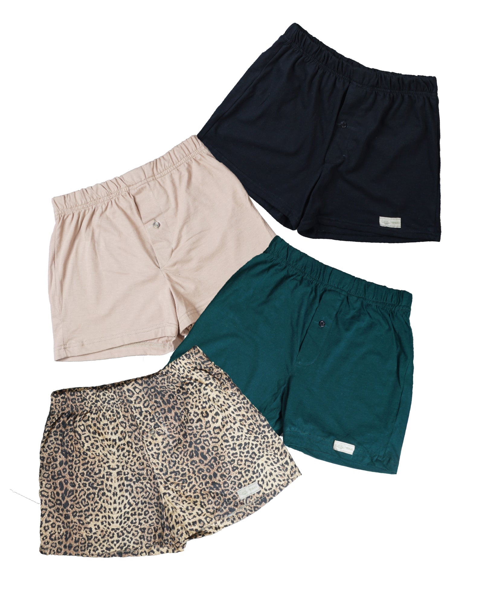 Leopard Boxer Shorts 4 Pack for Men