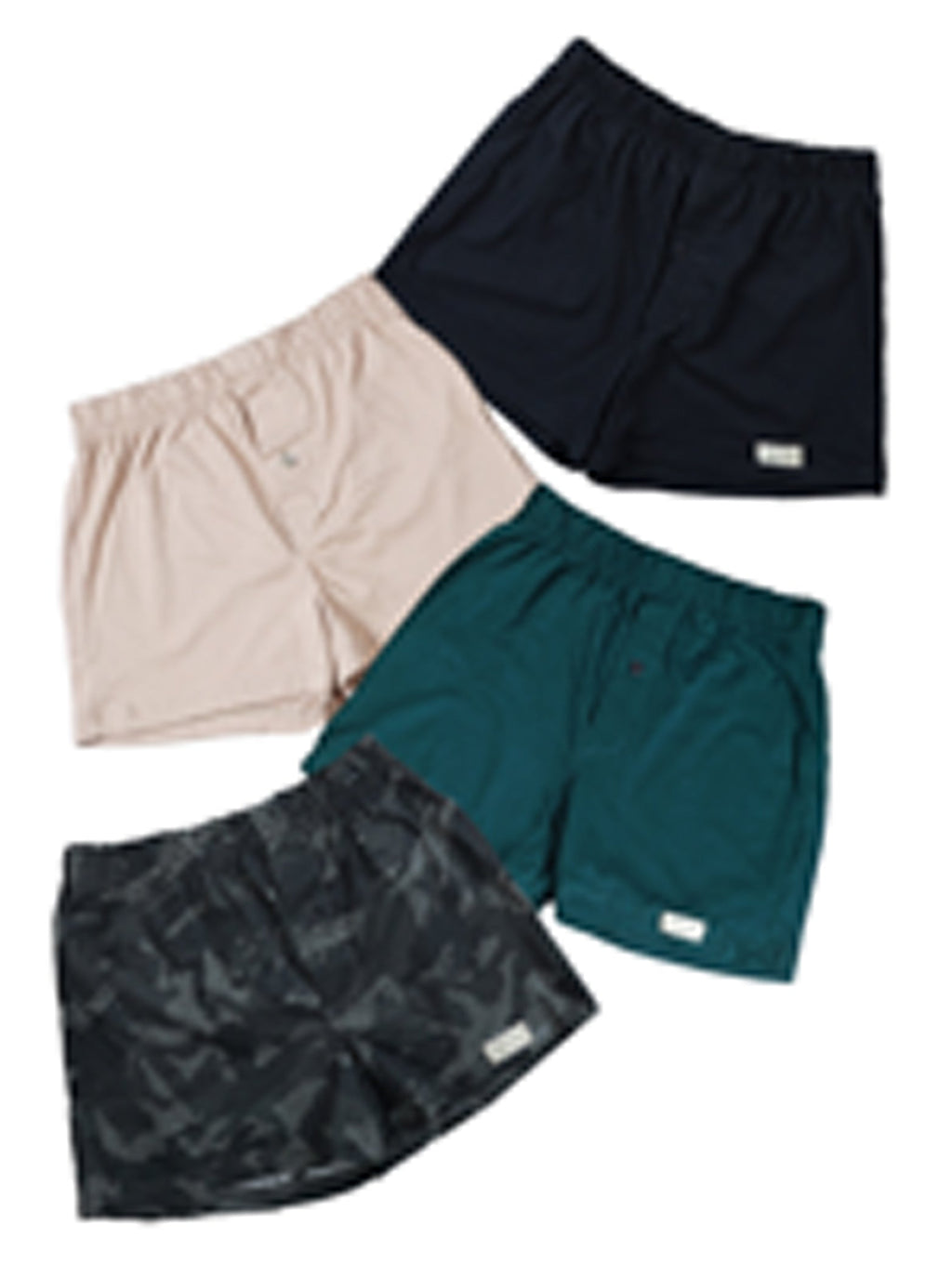 Gray Camo Boxer Shorts 4 Pack for Men