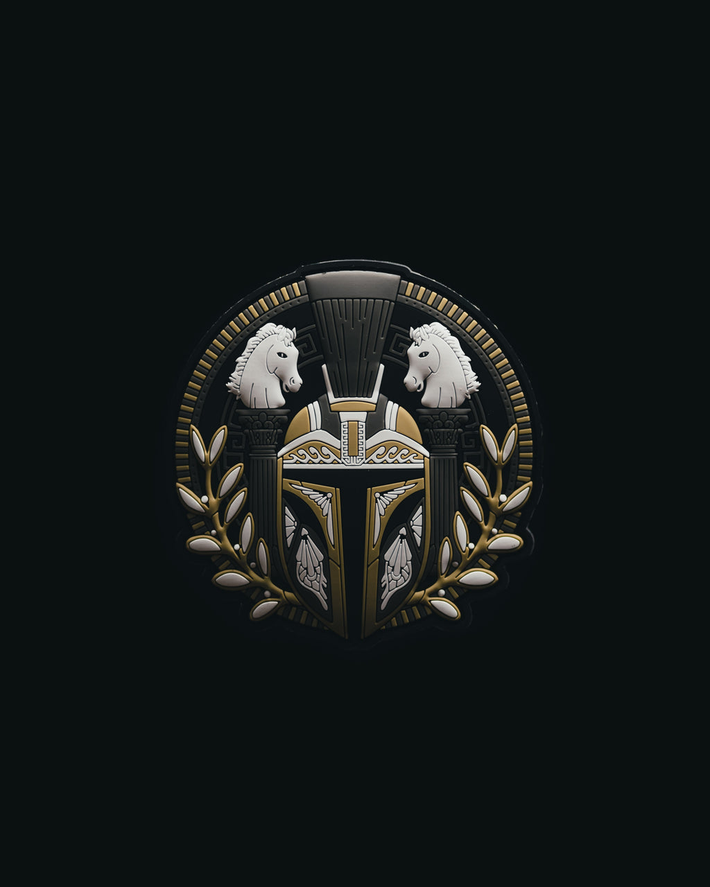 Spartalorian - Star Wars Mandolorian - 4"x 4" PVC Velcro Morale Patch