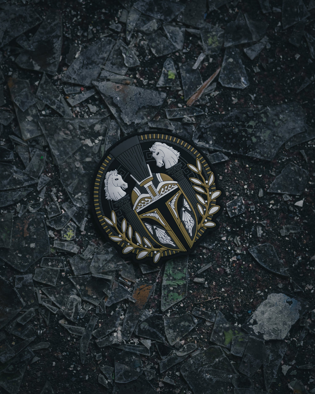 Spartalorian - Star Wars Mandolorian - 4"x 4" PVC Velcro Morale Patch