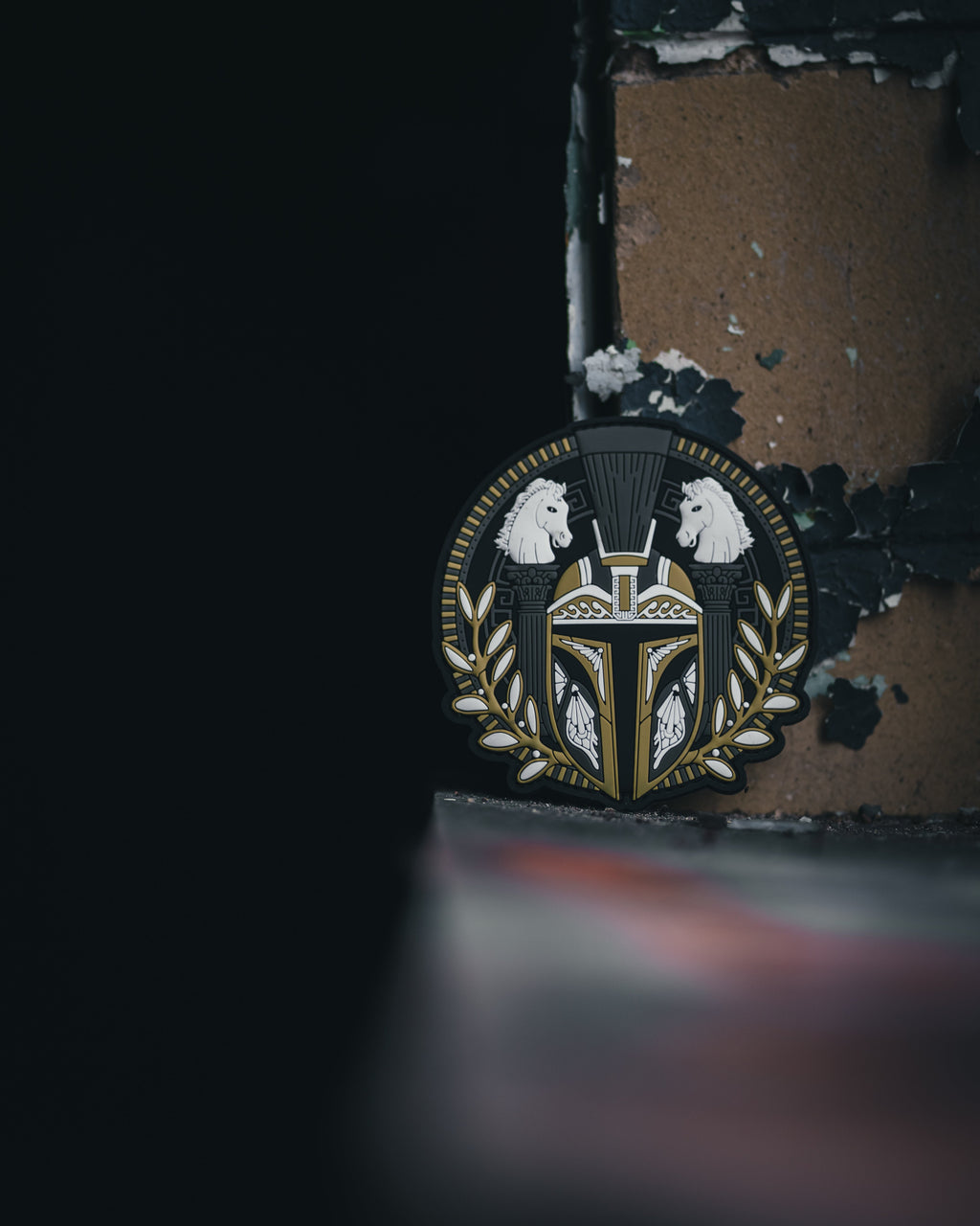 Spartalorian - Star Wars Mandolorian - 4"x 4" PVC Velcro Morale Patch