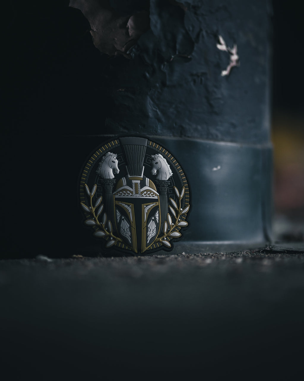 Spartalorian - Star Wars Mandolorian - 4"x 4" PVC Velcro Morale Patch