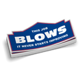 This Job Blows Hard Hat Decal