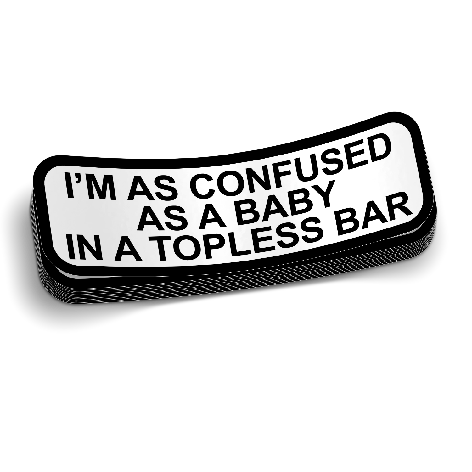 Topless Bar 6 Inch Decal