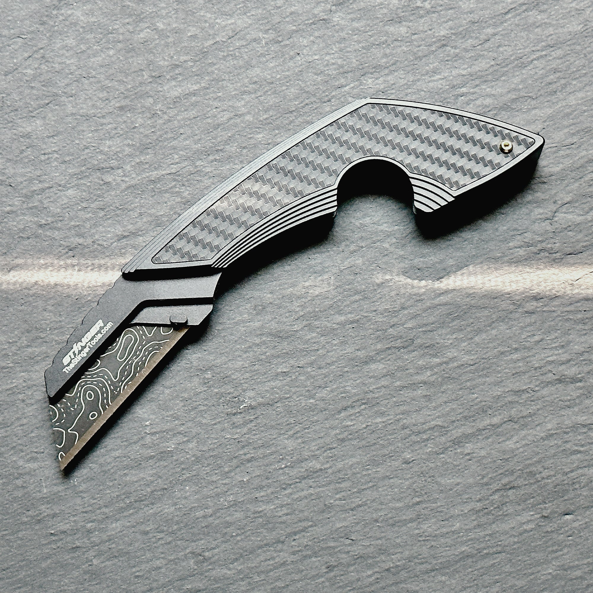 Stinger Topographic Utility Knife / Cigar Knife