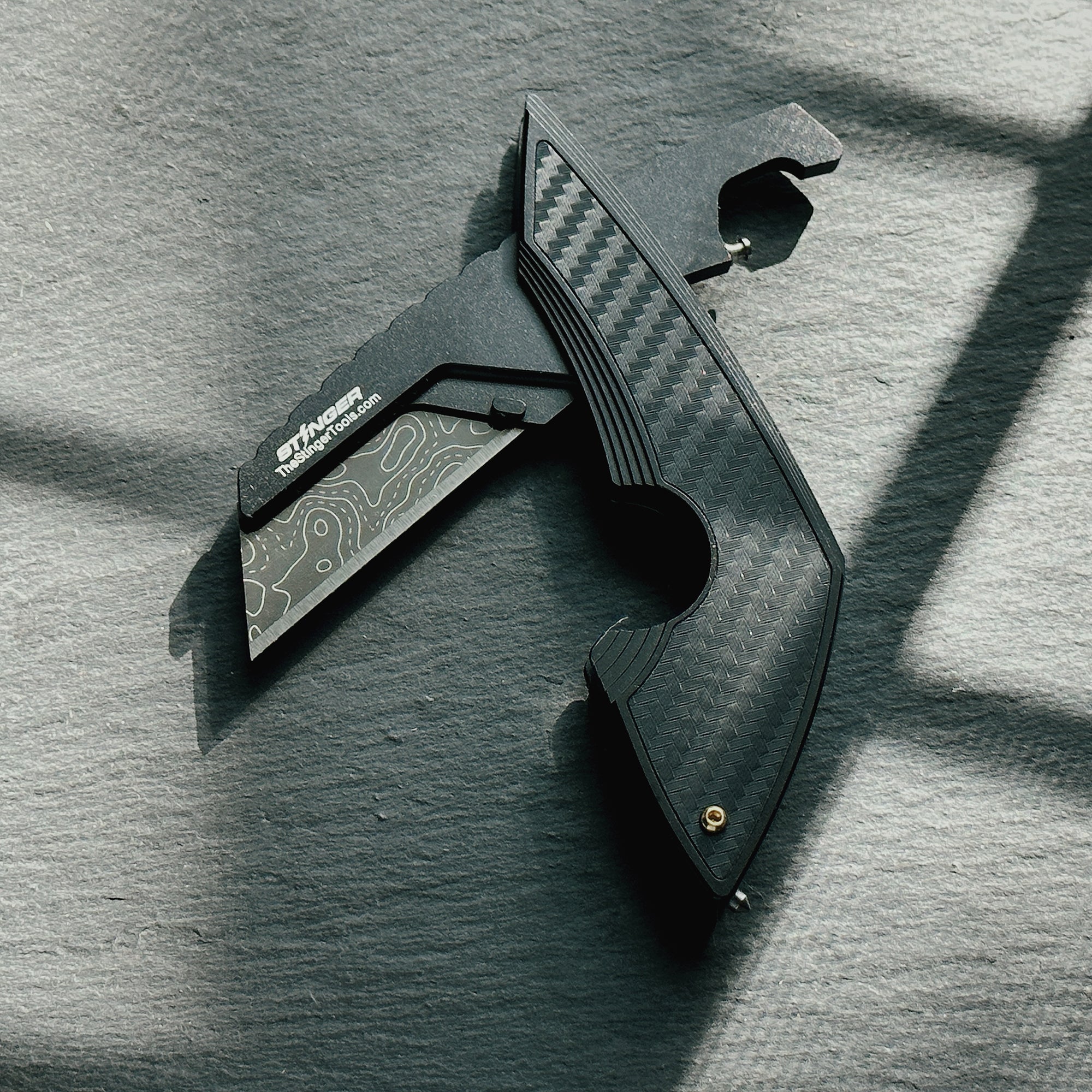 Stinger Topographic Utility Knife / Cigar Knife