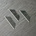 Stinger Laser Engraved Utility Razor Blades, Utility Knife Blades Replacement - Black Topographic Style (Trapezoid 3 pcs - Black)