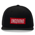 Ungovrnd Red Patch Flatbill SnapBack Hat