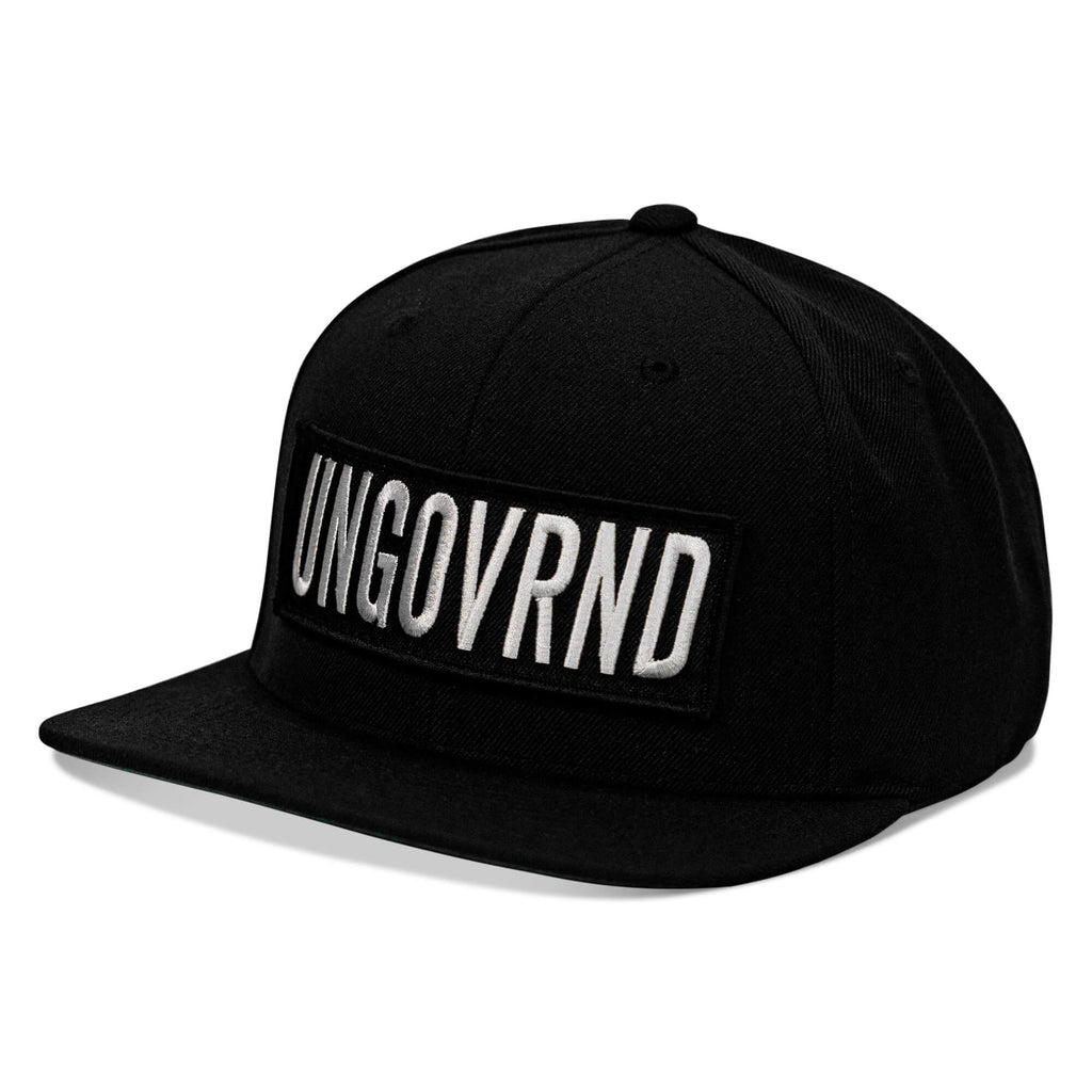 Ungovrnd Oversized Patch Flatbill SnapBack Hat