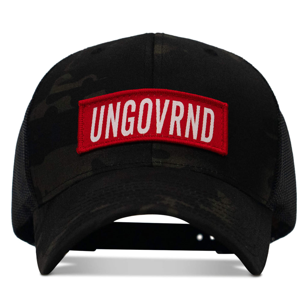 Ungovrnd Red Patch Snapback Hat