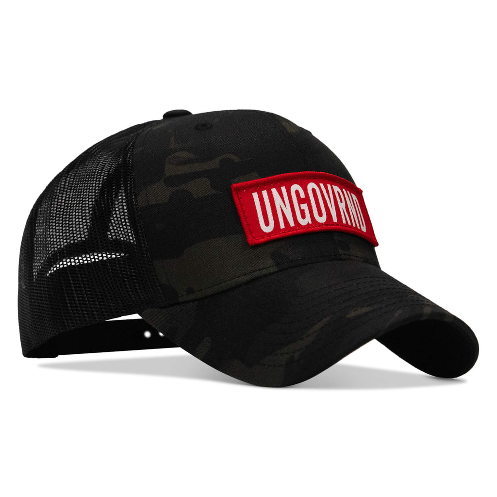 Ungovrnd Red Patch Snapback Hat
