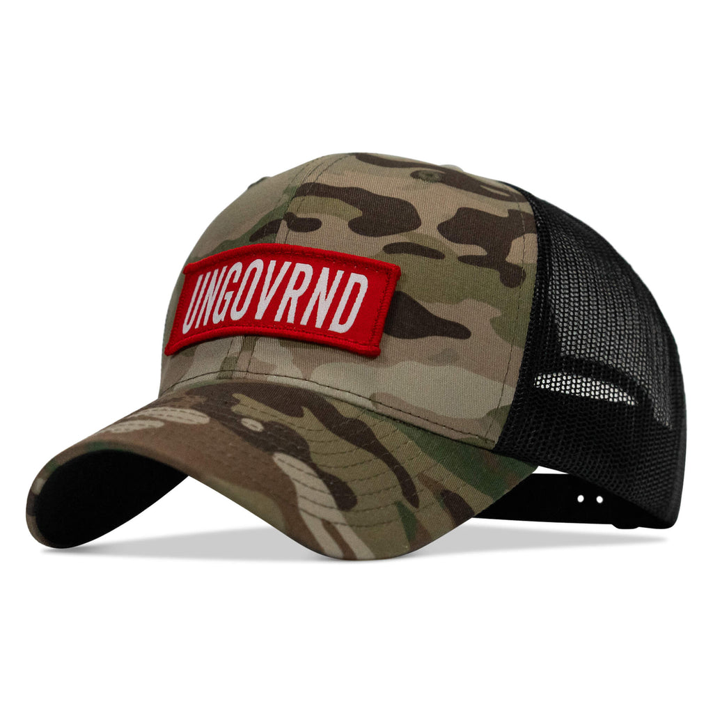 Ungovrnd Red Patch Snapback Hat