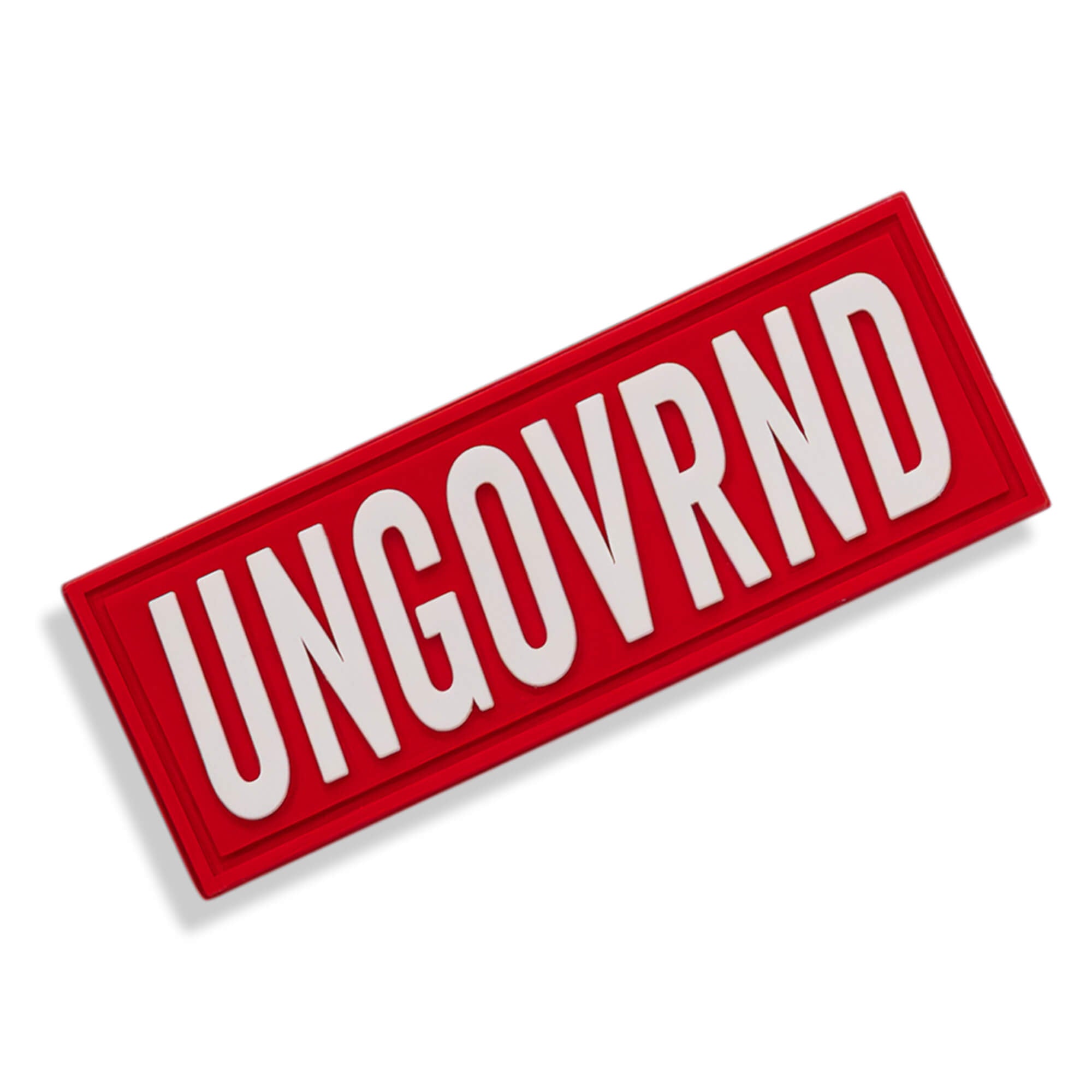 Ungovrnd Red PVC Patch