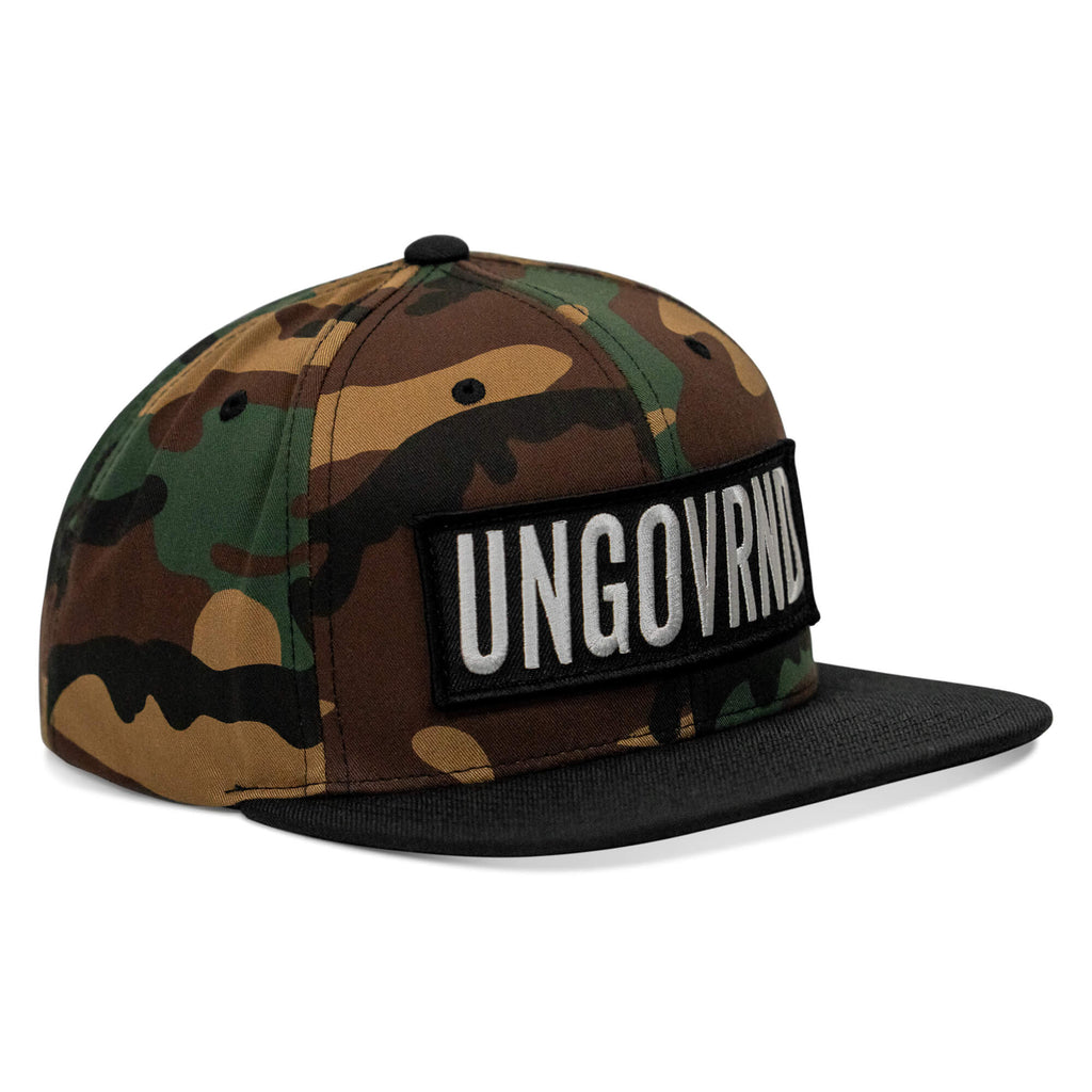 Ungovrnd Oversized Patch Flatbill SnapBack Hat
