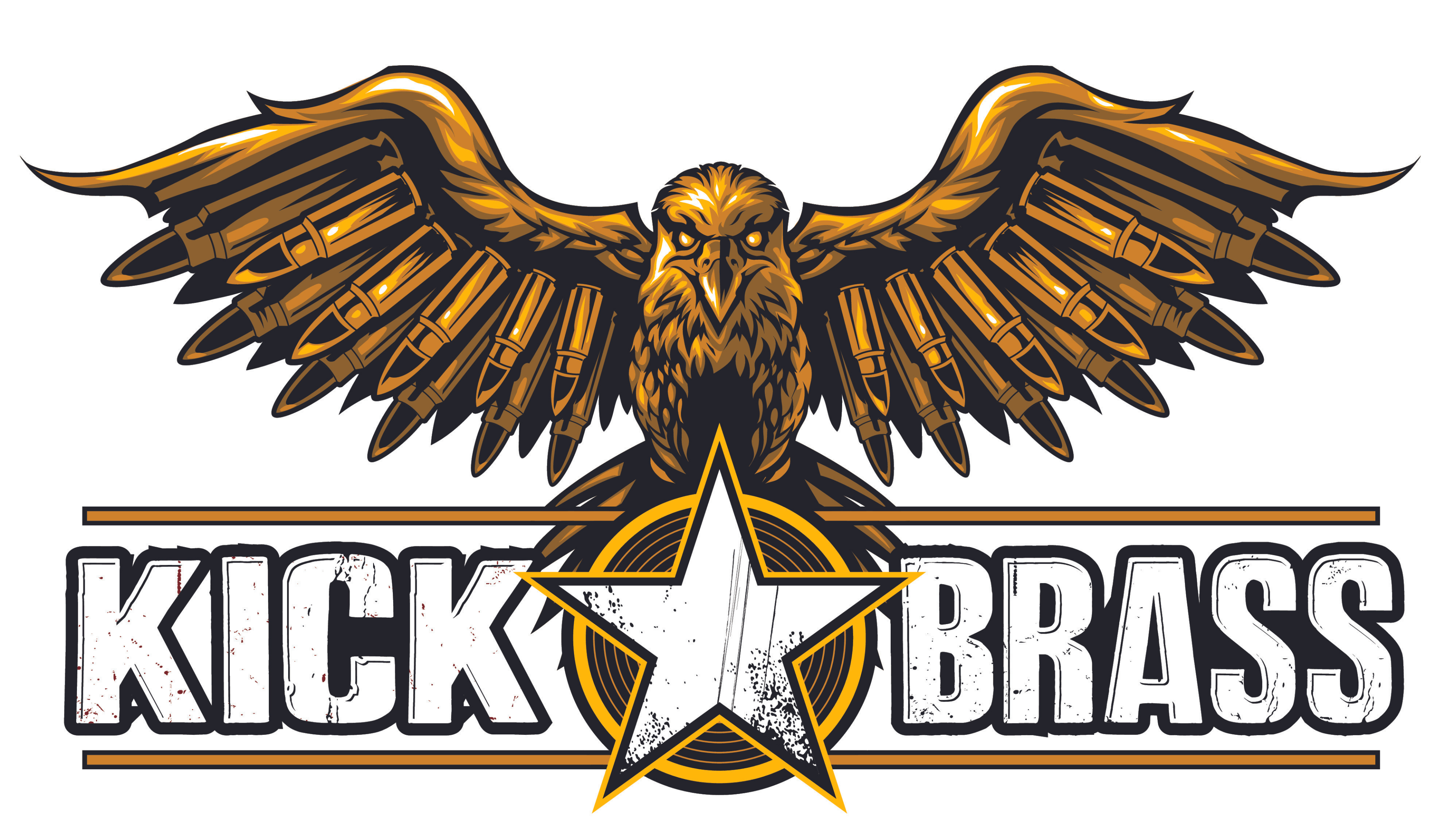 Kick Brass® – Never Surrender, Freedom Over Everything Premium Tee in Navy