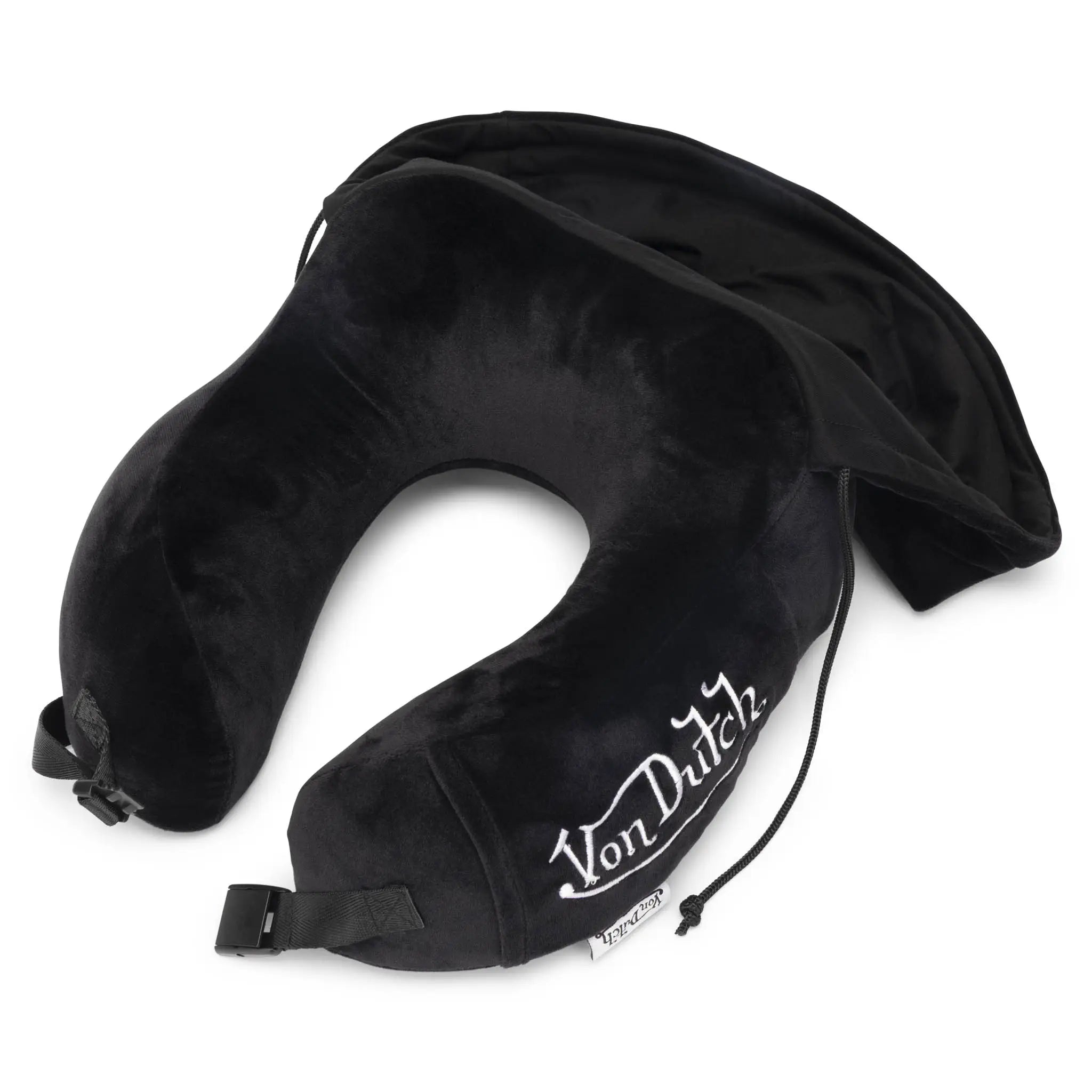 Eyeconic Hooded Ergonomic Memory Foam Travel Neck Pillow