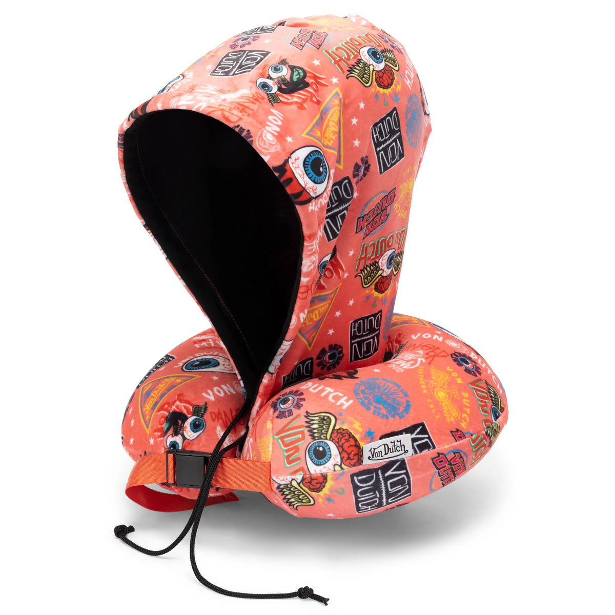 Jax Hooded Memory Foam Travel Neck Pillow