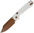 Vosteed Raccoon Button Lock Folding Knife Copper Dune