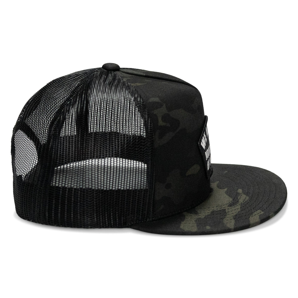 We Are Not Your Kind Of People Patch Flatbill Snapback Hat
