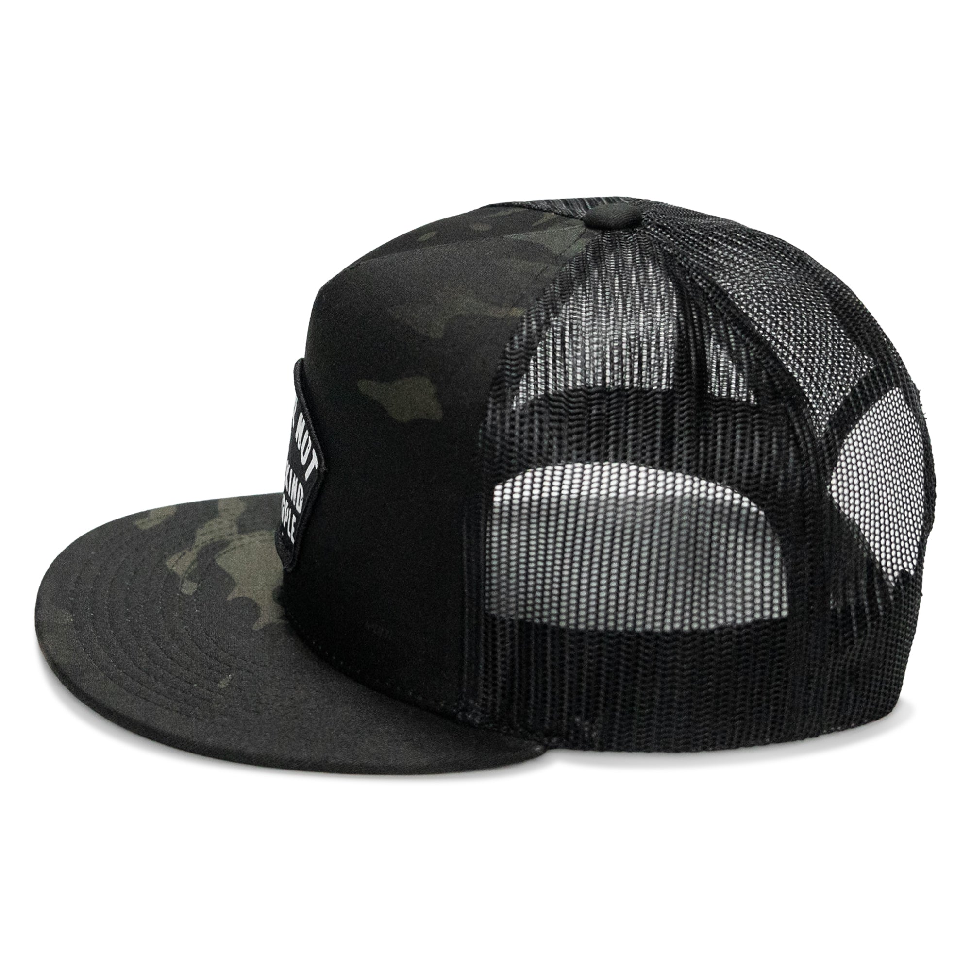 We Are Not Your Kind Of People Patch Flatbill Snapback Hat