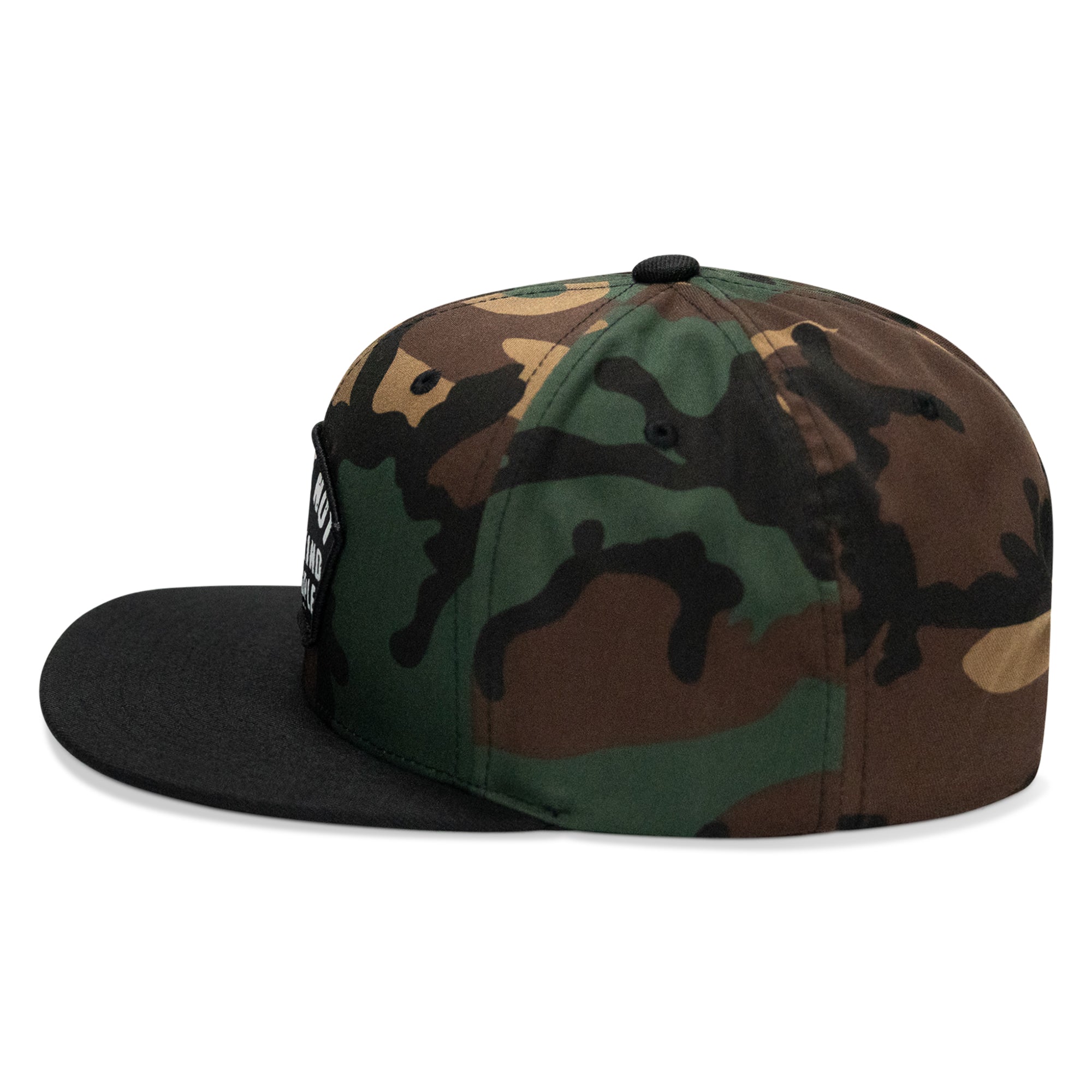 We Are Not Your Kind Of People Patch Flatbill Snapback Hat
