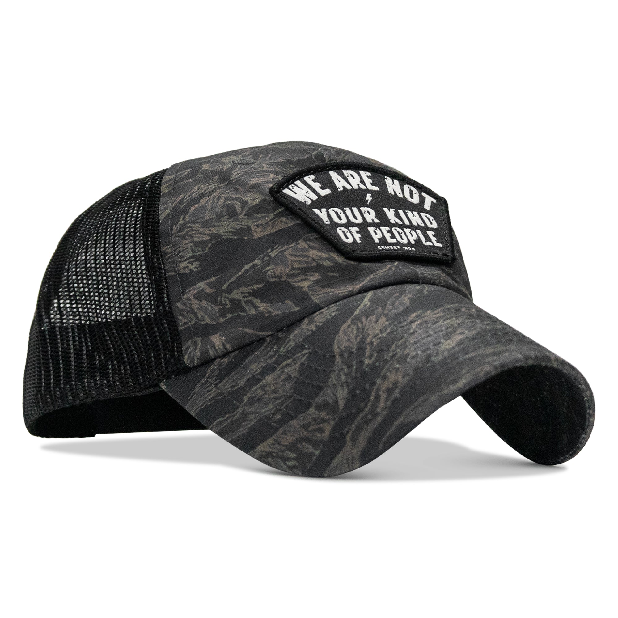We Are Not Your Kind Of People Patch Tactical Ripstop Mesh Snapback Hat