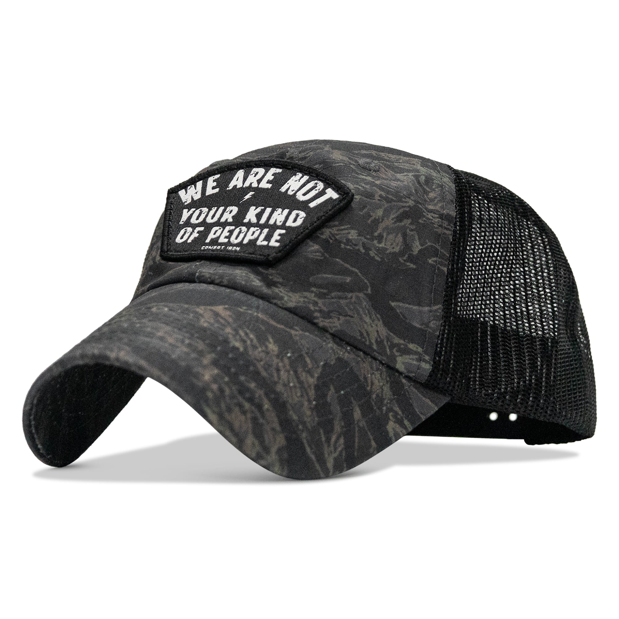 We Are Not Your Kind Of People Patch Tactical Ripstop Mesh Snapback Hat