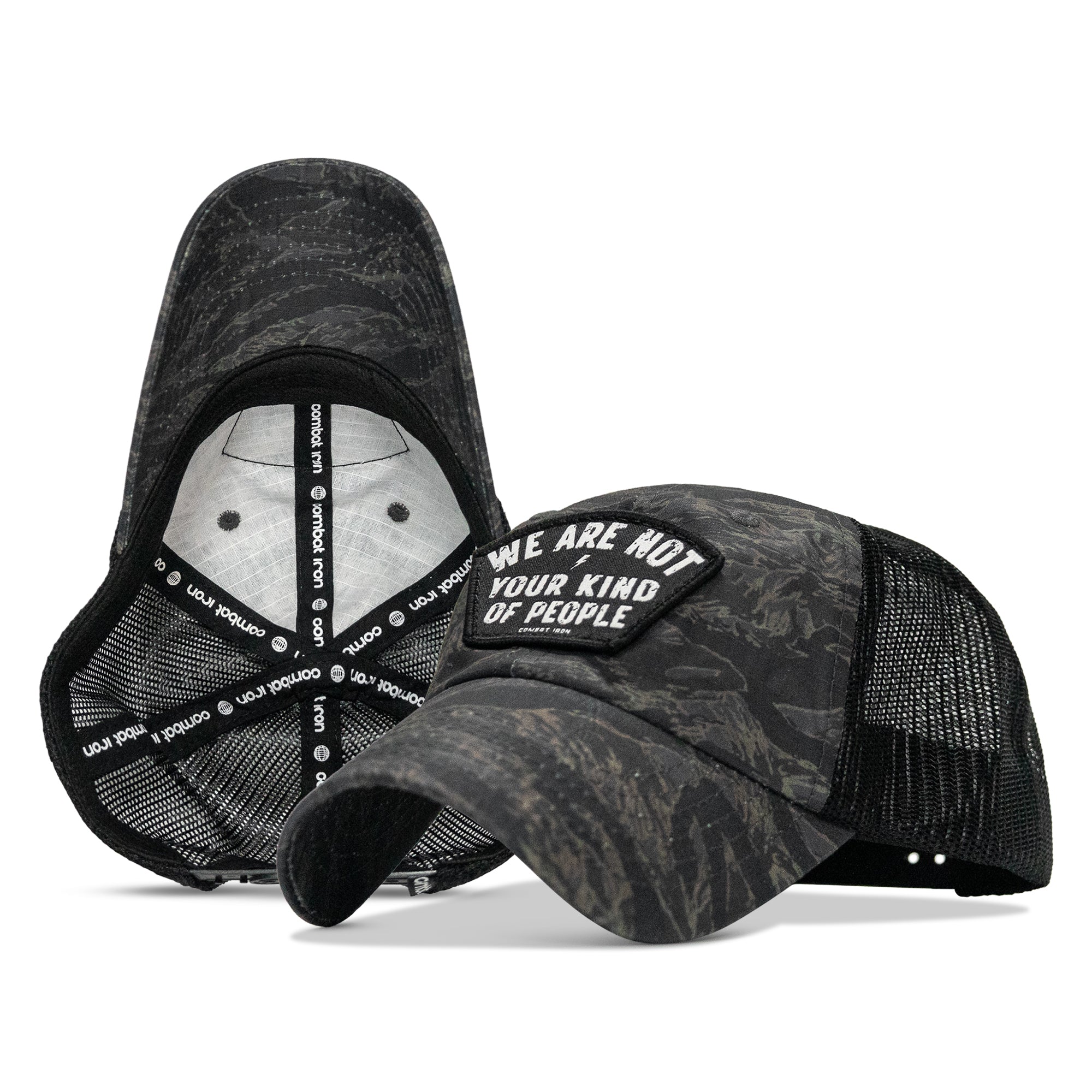 We Are Not Your Kind Of People Patch Tactical Ripstop Mesh Snapback Hat