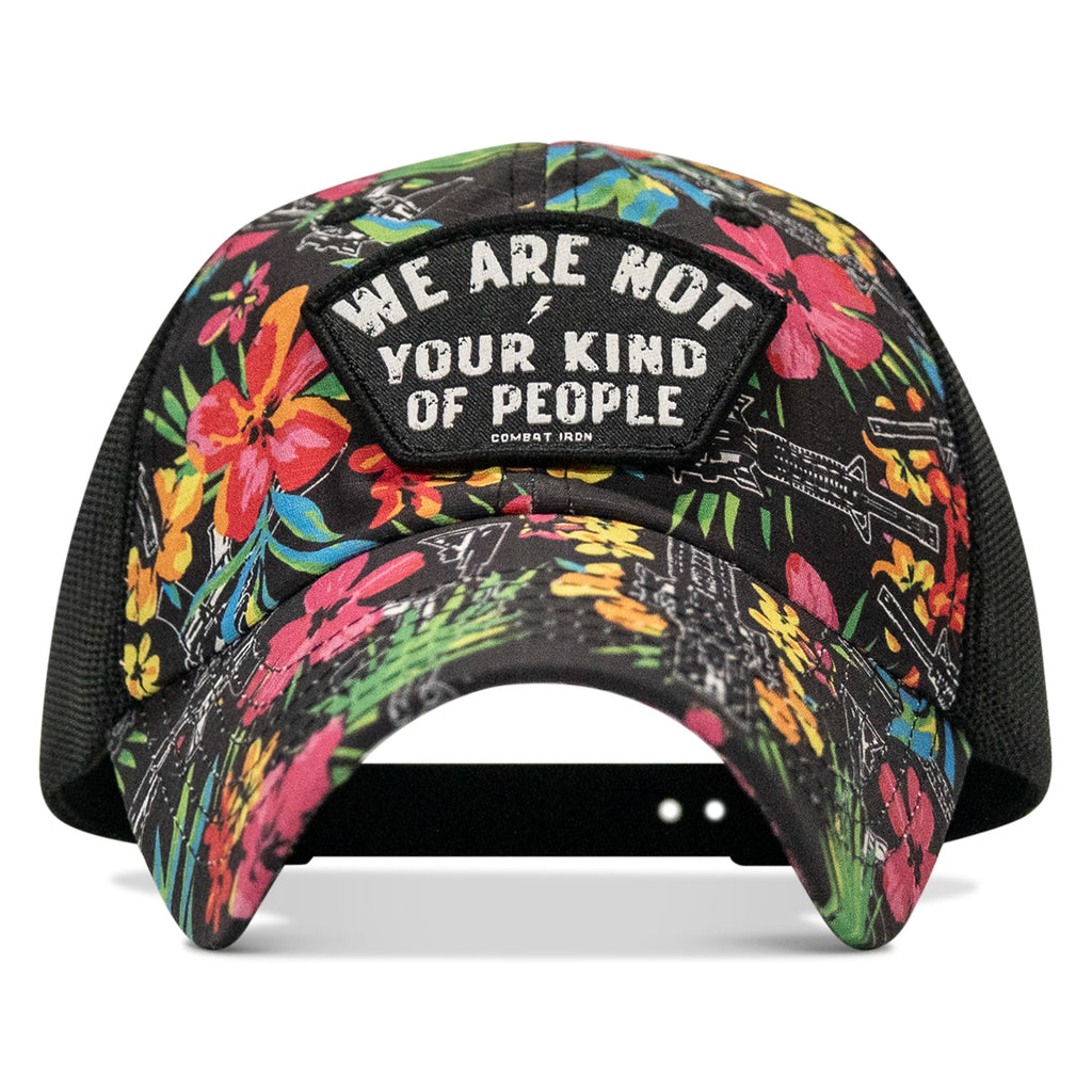 We Are Not Your Kind Of People Patch Tactical Ripstop Mesh Snapback Hat