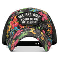 We Are Not Your Kind Of People Patch Tactical Ripstop Mesh Snapback Hat