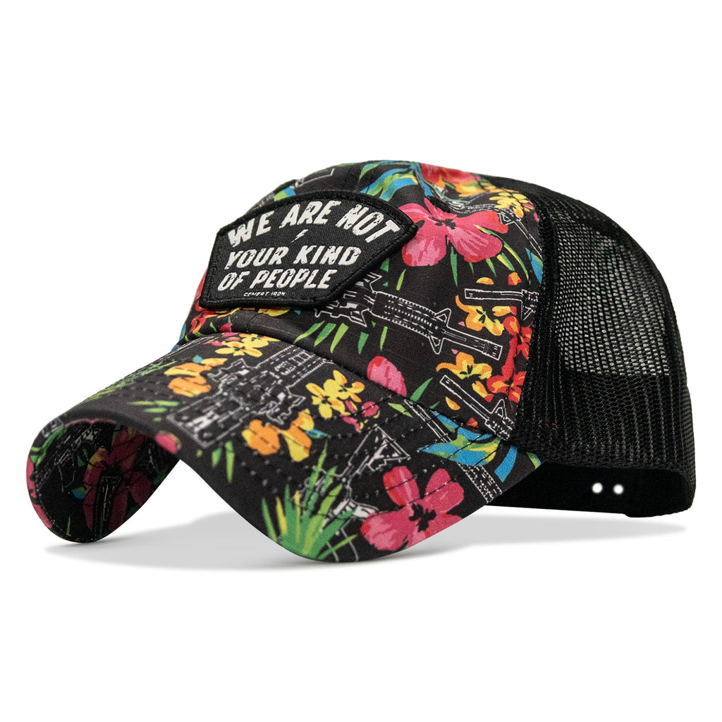We Are Not Your Kind Of People Patch Tactical Ripstop Mesh Snapback Hat