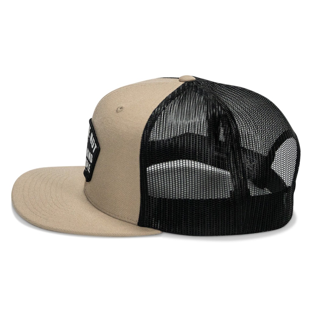 We Are Not Your Kind Of People Patch Flatbill Snapback Hat