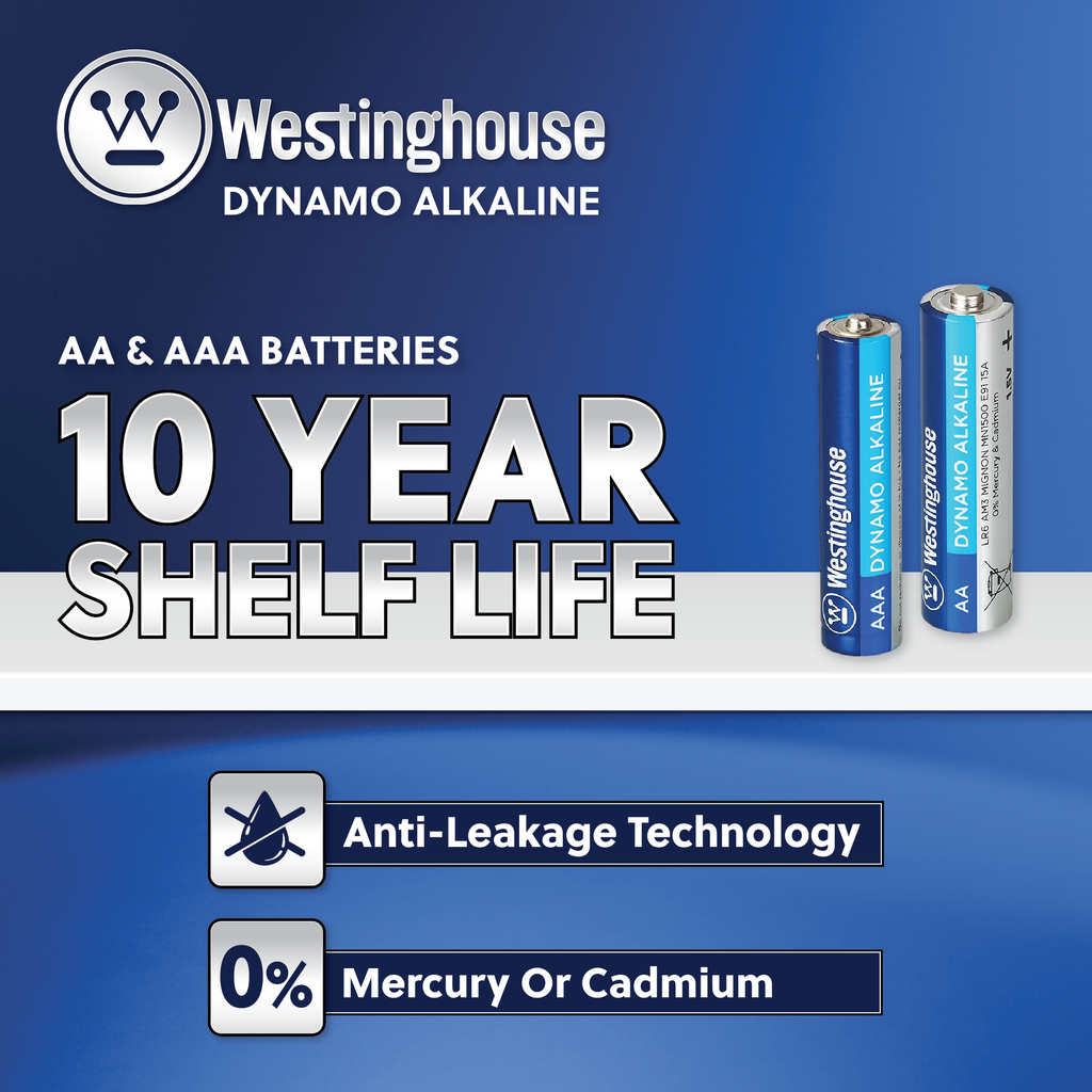 Westinghouse AA Dynamo Alkaline 36 Pack Box
