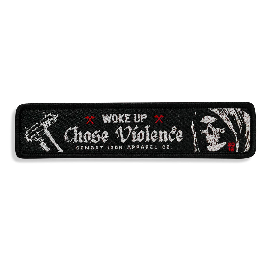 Woke Up, Chose Violence Velcro Patch