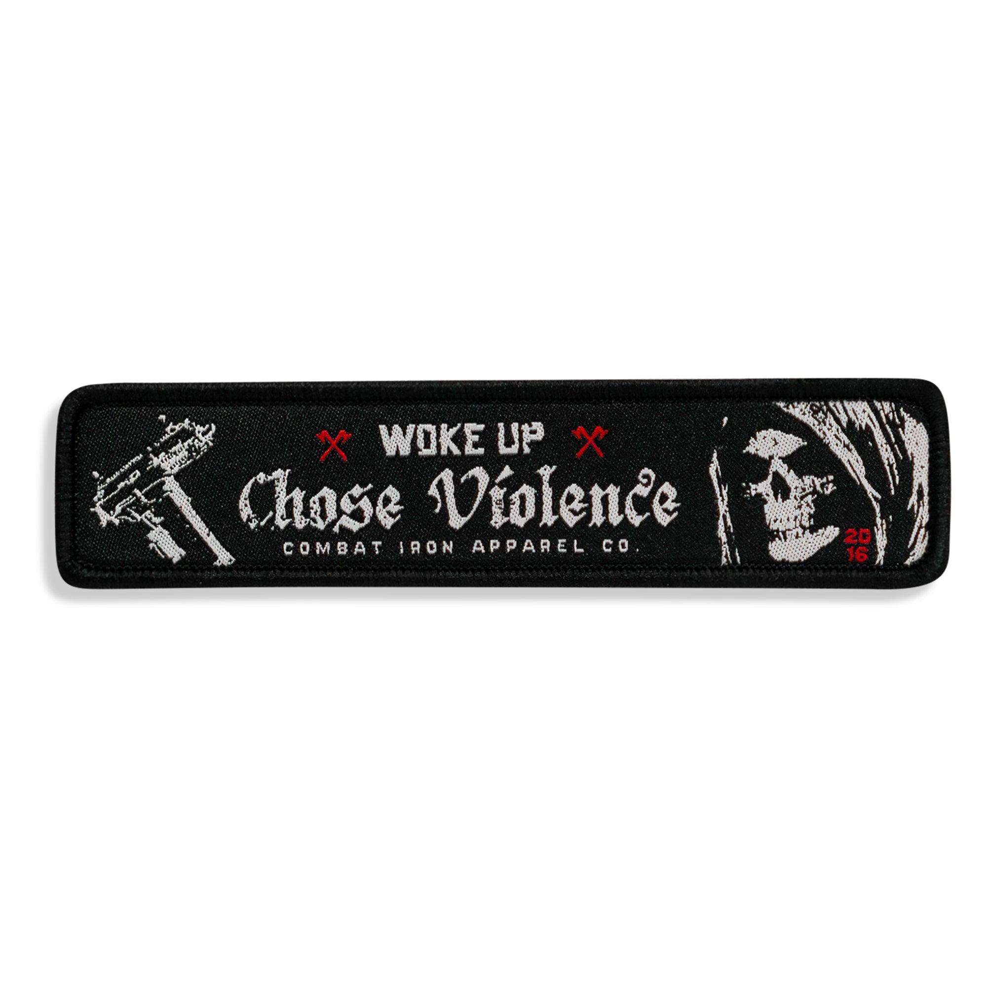 Woke Up, Chose Violence Velcro Patch