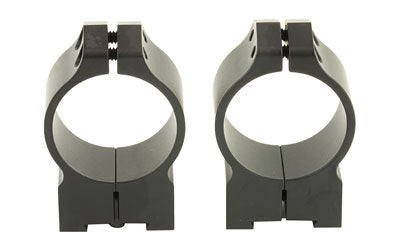 Warne Permanent Attached Fixed Ring Set |  Fits Tikka Grooved Receiver |  30mm Medium |  Matte Finish